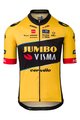 AGU Cycling short sleeve jersey - JUMBO-VISMA 2023 JONAS VINGEGAARD - black/yellow