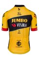 AGU Cycling short sleeve jersey - JUMBO-VISMA 2023 JONAS VINGEGAARD - black/yellow