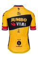 AGU Cycling short sleeve jersey - JUMBO-VISMA 2023 PRIMOZ ROGLIC - black/yellow