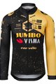 AGU Cycling summer long sleeve jersey - JUMBO-VISMA VELODROME TDF 2023 - yellow/black