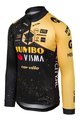 AGU Cycling summer long sleeve jersey - JUMBO-VISMA VELODROME TDF 2023 - yellow/black