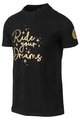 AGU Cycling short sleeve t-shirt - JUMBO-VISMA VELODROME TDF 2023 - black