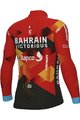 ALÉ Cycling winter long sleeve jersey - BAHRAIN VICTORIOUS 2023 WNT - red/blue/yellow/black