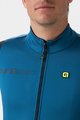 ALÉ Cycling thermal jacket - FONDO 2.0 SOLID - blue/black