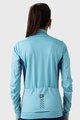 ALÉ Cycling winter long sleeve jersey - FONDO 2.0 SOLID - light blue