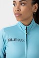 ALÉ Cycling winter long sleeve jersey - FONDO 2.0 SOLID - light blue