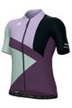 ALÉ Cycling short sleeve jersey - NEXT PRAGMA LADY - green/bordeaux/purple