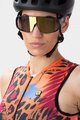 ALÉ Cycling overal - PR-E ESOTIKA LADY - red/black/orange/blue