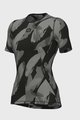ALÉ Cycling short sleeve t-shirt - BRUSH INTIMO LADY - black/grey