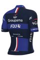 ALÉ Cycling short sleeve jersey - GROUPAMA FDJ 2023 - white/red/blue