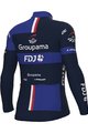 ALÉ Cycling winter long sleeve jersey - GROUPAMA FDJ 2023 - blue