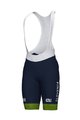 ALÉ Cycling bib shorts - SLOVENIA NATIONAL 23 - green/blue