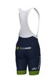 ALÉ Cycling bib shorts - SLOVENIA NATIONAL 23 - green/blue