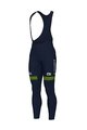 ALÉ Cycling long bib trousers - SLOVENIA NATIONAL 23 - blue/green