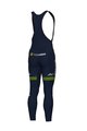 ALÉ Cycling long bib trousers - SLOVENIA NATIONAL 23 - blue/green