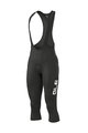 ALÉ Cycling 3/4 length bib shorts - WINTER - black/white