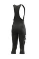 ALÉ Cycling 3/4 length bib shorts - WINTER - black/white