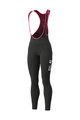 ALÉ Cycling long bib trousers - WINTER LADY - black