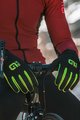 ALÉ Cycling long-finger gloves - WINTER - black/yellow