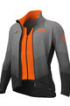 ALÉ Cycling thermal jacket - DELTA COMBI DWR - orange/grey/black