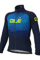 ALÉ Cycling thermal jacket - SUMMIT DWR - light blue/blue