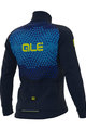 ALÉ Cycling thermal jacket - SUMMIT DWR - light blue/blue