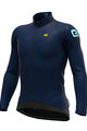 ALÉ Cycling winter long sleeve jersey - KLIMA WINTER - blue