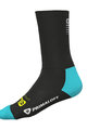ALÉ Cyclingclassic socks - THERMO PRIMALOFT H18 - black/turquoise