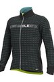ALÉ Cycling thermal jacket - GREEN ROAD - white/black