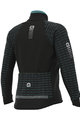 ALÉ Cycling thermal jacket - GREEN ROAD - white/black