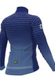 ALÉ Cycling winter long sleeve jersey - BULLET LADY WINTER - blue