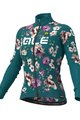 ALÉ Cycling winter long sleeve jersey - FIORI LADY WINTER - green