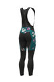 ALÉ Cycling winter set - FIORI LADY WINTER - black/green