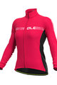 ALÉ Cycling winter long sleeve jersey - FUTURE RACE LADY WNT - pink