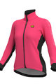 ALÉ Cycling thermal jacket - FONDO LADY - pink