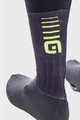 ALÉ Cycling shoe covers - WHIZZY WINTER - black/yellow