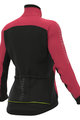 ALÉ Cycling thermal jacket - SOLID FONDO LADY WNT - pink