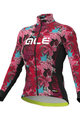 ALÉ Cycling winter long sleeve jersey - AMAZZONIA LADY WNT - black/pink