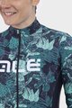 ALÉ Cycling winter long sleeve jersey - AMAZZONIA LADY WNT - black/green