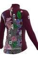 ALÉ Cycling winter long sleeve jersey - PR-R CITY LADY WNT - bordeaux