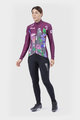 ALÉ Cycling winter set - PR-R CITY LADY WNT - purple/black