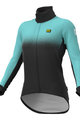 ALÉ Cycling windproof jacket - PR-S GRADIENT LADY - light blue/black