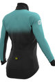 ALÉ Cycling windproof jacket - PR-S GRADIENT LADY - light blue/black