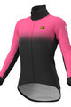 ALÉ Cycling thermal jacket - PR-S GRADIENT LADY - black/pink