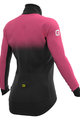 ALÉ Cycling thermal jacket - PR-S GRADIENT LADY - black/pink