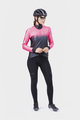 ALÉ Cycling thermal jacket - PR-S GRADIENT LADY - black/pink