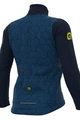 ALÉ Cycling thermal jacket - SOLID CROSS - blue