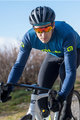 ALÉ Cycling thermal jacket - SOLID CROSS - blue