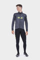 ALÉ Cycling winter set with jacket - SOLID CROSS WINTER - black/grey