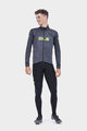 ALÉ Cycling winter set with jacket - SOLID CROSS WINTER - grey/black